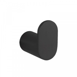 Stainless Steel Rumia Black Single Robe Hook Towel Holder Wall Mounted Stainless Steel Rumia Black Single Robe Hook Towel Holder Wall Mounted